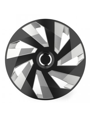 Amio - ΤΑΣΙΑ 15" HUBCAP VECTOR RC SILVER BLACK - ΣΕΤ 4 ΤΕΜ. ΣΕ ΚΟΥΤΙ (5230/AM)