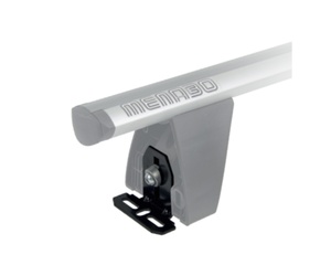 Menabo - DLFIX209FP KIT TYPE FP Άκρα (Πόδια) για Μπάρες Οροφής Delta / Omega / χρώματος Black / Silver - 1 Σετ (10670/MB)
