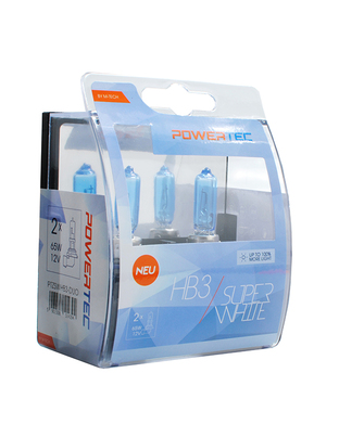 HB3 12V 65W 3.450K P20d POWERTECK SUPERWHITE 2ΤΕΜ.