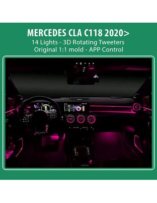 DIQ AMBIENT 8179 A4 - MERCEDES CLA (C118) (Digital iQ Ambient Light for Mercedes CLA (C118) mod. 2020> with 36 Lights)