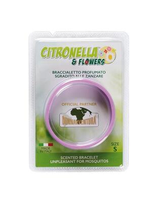 ΒΡΑΧΙΟΛΑΚΙ ΑΝΤΙΚΟΥΝΟΥΠΙΚΟ CITRONELLA ΚΑΙ FLOWERS (S) 5 cm (ΔΙΑΦΟΡΑ ΧΡΩΜΑΤΑ) - 1 ΤΕΜ.