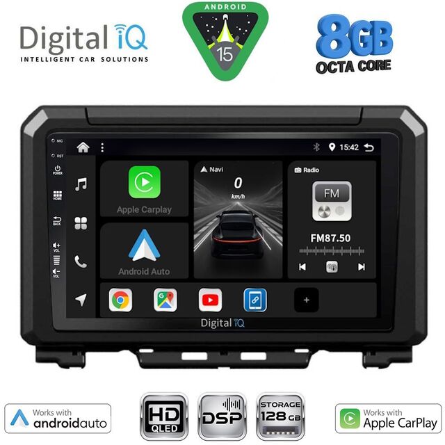 DIGITAL IQ BXF 18679_CPAA (9inc) MULTIMEDIA TABLET for SUZUKI JIMNY mod. 2017-2026