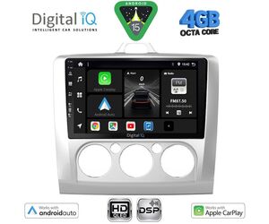 DIGITAL IQ BXF 16156SL_CPAA A/C (9inc) MULTIMEDIA TABLET for FORD FOCUS mod. 2005-2012 (SILVER)