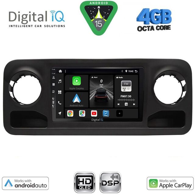 DIGITAL IQ BXF 16424_CPAA (10inc) MULTIMEDIA TABLET for MERCEDES SPRINTER mod. 2018-2026