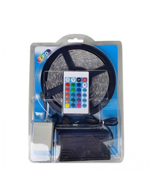 LED RGB ΤΑΙΝΙΑ ΤΡΟΦΟΔΟΣΙΑΣ 12V 5m RLG-YH016
