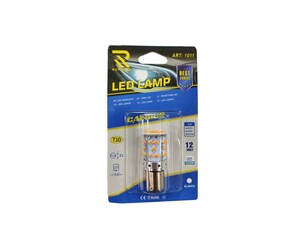 RCHANG LED ΛΑΜΠΑ ΑΥΤΟΚΙΝΗΤΟΥ ΚΙΤΡΙΝΟ ΦΩΣ S25/T20 CANBUS W08914-2-1