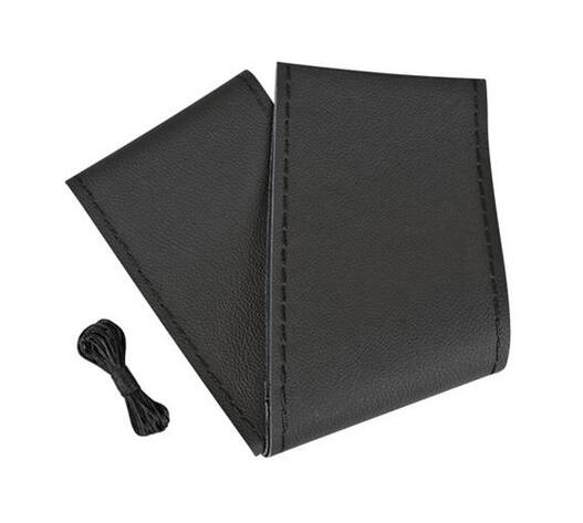 Lampa Κάλυμμα Τιμονιού Αυτοκινήτου Premium Leather Top Grip Δετό 37-39εκ. Άοσμο Γνήσιο Δέρμα Μαύρο 1-τεμ. (L3299.0)