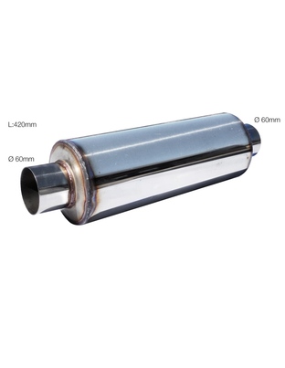 ΚΑΖΑΝΙ INOX ΜΟΝΗΣ ΑΠΟΛΗΞΗΣ ΜΗΚΟΣ:420mm & ΔΙΑΜΕΤΡΟΣ Φ60mm SIMONI RACING  - 1 τεμ.
