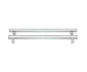 ΒΑΣΕΙΣ ΣΤΗΡΙΞΗΣ ΑΛΟΥΜΙΝΙΟΥ TBR FIXING PROFILE KIT XL 146,6 cm ΣΕ ΑΣΗΜΙ ΧΡΩΜΑ ΜΕ ΥΠΟΔΟΧΕΣ T-SYSTEM ΓΙΑ ΜΠΑΡΕΣ TBR ΚΑΡΟΤΣΑΣ ΣΕ PICKUP ΚΑΙ ΑΓΡΟΤΙΚΑ ΟΧΗΜΑΤΑ MENABO - 2 ΤΕΜ.