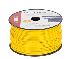 Amio - Καλώδιο Ηχείων CCA 1×0,75mm² 100m – 3,75A / 12-230V - 1 τεμ. (04447/AM)