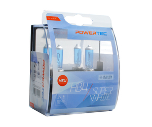 HB4 12V 55W 3.450K P22d POWERTECK SUPERWHITE 2ΤΕΜ.