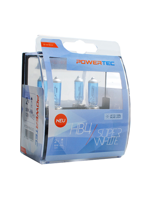 HB4 12V 55W 3.450K P22d POWERTECK SUPERWHITE 2ΤΕΜ.