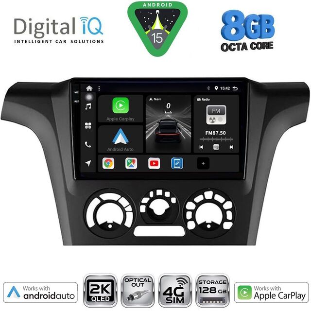 DIGITAL IQ BXK 20441_CPAA A/C (9inc) MULTIMEDIA TABLET for MITSUBISHI OUTLANDER mod. 2001-2005