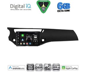DIGITAL IQ BXF 17092BL_CPAA (9inc) MULTIMEDIA TABLET for CITROEN C3 - DS3 mod. 2009-2016 (BLACK)