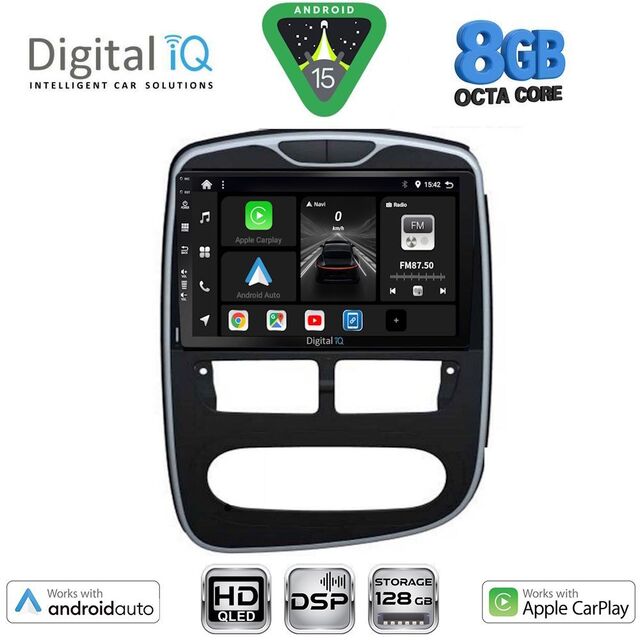 DIGITAL IQ BXF 18544_CPAA (10inc) MULTIMEDIA TABLET for RENAULT CLIO mod. 2012-2015
