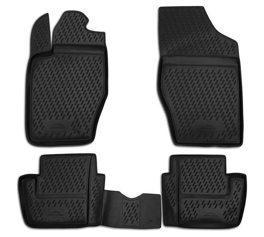 ΠΑΤΑΚΙΑ ΣΕ ΣΚΑΦΗ TPE ΛΑΣΤΙΧΟ ΓΙΑ CITROEN C4 5D 2001-2011  ΣΕ ΜΑΥΡΟ ΧΡΩΜΑ NOVLINE - 4 ΤΕΜ.