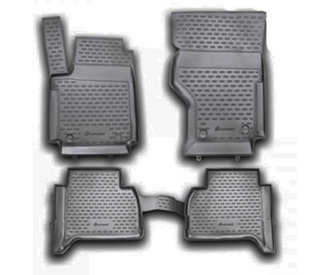 ΠΑΤΑΚΙΑ ΣΕ ΣΚΑΦΗ TPE ΛΑΣΤΙΧΟ ΓΙΑ VW AMAROK 2010+  ΣΕ ΜΑΥΡΑ ΧΡΩΜΑ NOVLINE - 4 ΤΕΜ.