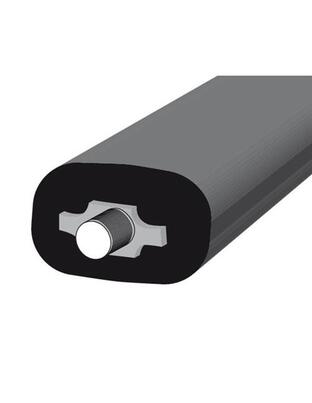 ΚΕΡΑΙΑ ΟΡΟΦΗΣ ΜΑΥΡΗ PERSONAL 18cm Φ5mm (-FIAT-LANCIA-ALFA ROMEO)