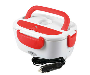ΔΟΧΕΙΟ ΦΑΓΗΤΟΥ 12/24V 50W 80cm 1,5lt ΗΛΕΚΤΡΙΚΟ/ΘΕΡΜΑΙΝΟΜΕΝΟ LUNCH-BOX ΛΕΥΚΟ/ΚΟΚΚΙΝΟ 35x17cm LAMPA - 1 ΤΕΜ