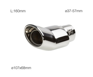 ΑΚΡΟ ΕΞΑΤΜΙΣΗΣ INOX TRX36 SIMONI RACING - 1 ΤΕΜ.