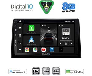 DIGITAL IQ BXF 7082_CPAA (10inc) MULTIMEDIA TABLET for CITROEN BERLINGO – OPEL COMBO – PEUGEOT PARTNER – TOYOTA PROACE mod. 2018-2026 - FIAT DOBLO mod. 2022-2026