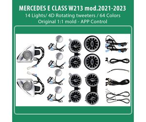 DIQ AMBIENT 8176 ED121 - BENZ E (W213) (Digital iQ Ambient Light for Mercedes E (W213) mod. 2021-2023 with 14 Lights)