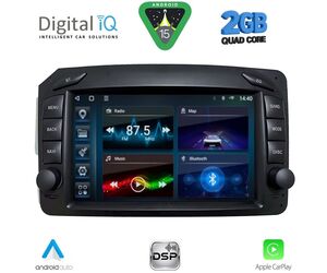 DIGITAL IQ BLD 271_CPA (7" DECK) MULTIMEDIA SYSTEM for MERCEDES C (W203) mod. 1999-2004