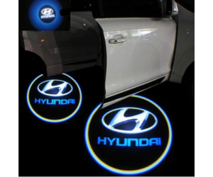 Προβολείς πόρτας με λογότυπο μάρκας - Hyundai