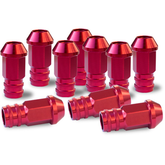 Simoni Racing - ΠΑΞΙΜΑΔΙ ΚΩΝΙΚΟ 12χ1,5 (50mm) (19) ΚΟΚΚΙΝΟ 10ΤΕΜ.