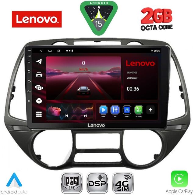 LENOVO LVF 5226_CPA  (9inc) MULTIMEDIA TABLET for HYUNDAI i20 mod. 2008-2014