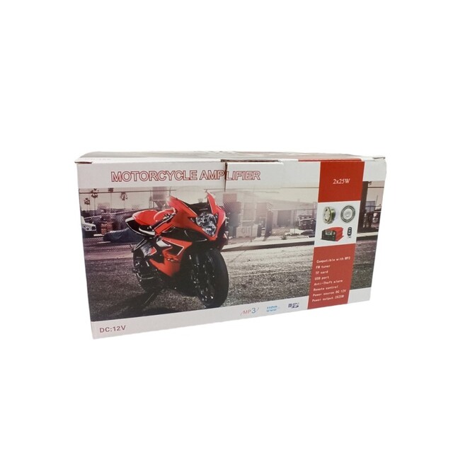 STEREO AMPLIFIER ΓΙΑ ΜΗΧΑΝΕΣ 2x25W HL-738