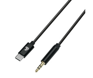 ΚΑΛΩΔΙΟ ΣΥΝΔΕΣΗΣ USB TYPE C ΣΕ AUX 100cm ΜΑΥΡΟ SMARTPHONE ESSENTIALS LAMPA - 1 TEM.