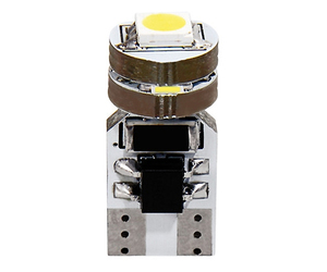 T10 W5W 12V W2,1x9,5d 20lm HYPER-LED12 ΛΕΥΚΟ 4SMDx3chips (ΚΑΡΦΩΤΟ-ΔΙΠΛΗΣ ΠΟΛΙΚΟΤΗΤΑΣ CAN-BUS) 2ΤΕΜ.