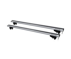 ΜΠΑΡΕΣ ΟΡΟΦΗΣ ΑΛΟΥΜΙΝΙΟΥ LINCE XL SILVER 135 cm ΣΕ ΑΣΗΜΙ ΧΡΩΜΑ ΓΙΑ ΟΡΟΦΗ ΜΕ FLUSH RAILS MENABO - 2 ΤΕΜ