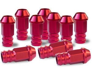 Simoni Racing - ΠΑΞΙΜΑΔΙ ΚΩΝΙΚΟ 12χ1,25 (50mm) (19) ΚΟΚΚΙΝΟ 10ΤΕΜ.