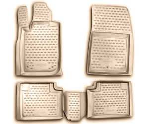 ΠΑΤΑΚΙΑ ΣΕ ΣΚΑΦΗ TPE ΛΑΣΤΙΧΟ ΓΙΑ JEEP GRAND CHEROKEE 2011-2013  ΣΕ ΜΠΕΖ ΧΡΩΜΑ NOVLINE - 4 ΤΕΜ.