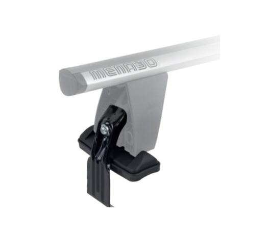MENABO DLKIT55G KIT TYPE G ΑΚΡΑ (ΠΟΔΙΑ) ΓΙΑ ΜΠΑΡΕΣ ΟΡΟΦΗΣ DELTA / OMEGA BLACK / SILVER - 1 ΣΕΤ (10700/MB)