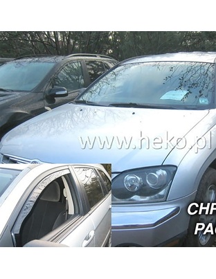ΑΝΕΜΟΘΡΑΥΣΤΕΣ ΓΙΑ CHRYSLER PACIFICA 5D 2004-2018 ΖΕΥΓΑΡΙ ΑΠΟ ΕΥΚΑΜΠΤΟ ΦΙΜΕ ΠΛΑΣΤΙΚΟ HEKO - 2 ΤΕΜ.