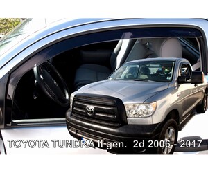 ΑΝΕΜΟΘΡΑΥΣΤΕΣ ΓΙΑ TOYOTA TUNDRA 2D 2006-2017 ΖΕΥΓΑΡΙ ΑΠΟ ΕΥΚΑΜΠΤΟ ΦΙΜΕ ΠΛΑΣΤΙΚΟ HEKO - 2 ΤΕΜ.