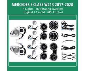 DIQ AMBIENT 8176 ED117 - BENZ E (W213) (Digital iQ Ambient Light for Mercedes E (W213) mod. 2017-2020 with 14 Lights)