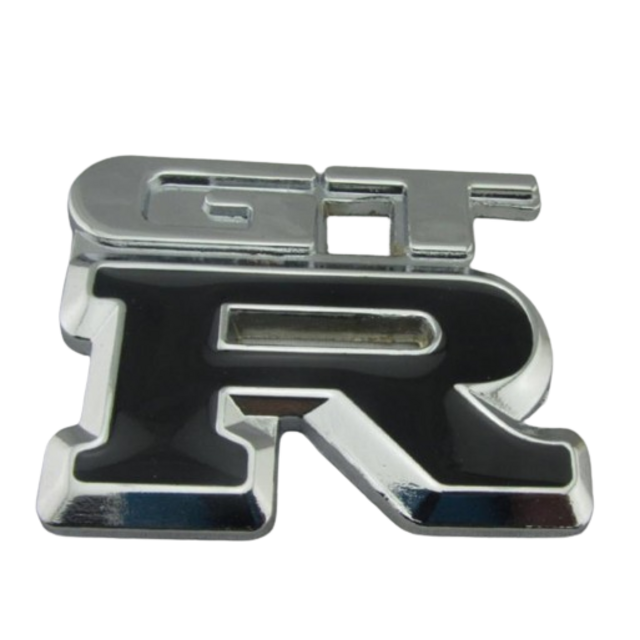 GT-R λογότυπο μεταλλικό