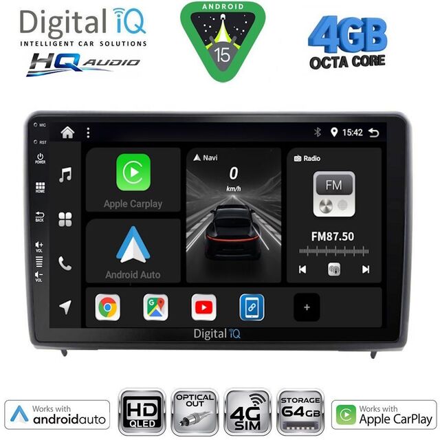 DIGITAL IQ BXK 19151B_CPAA (10inc) MULTIMEDIA TABLET for FORD ECOSPORT mod. 2018-2023