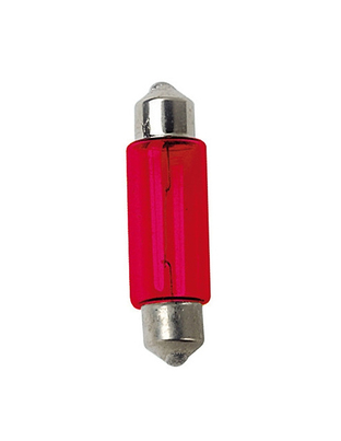 ΛΑΜΠΑΚΙΑ ΚΟΚΚΙΝΑ ΣΩΛΗΝΩΤΑ 12V/10W 35mm