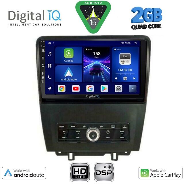DIGITAL IQ BXC 3165_CPAA (10inc) MULTIMEDIA TABLET for FORD MUSTANG mod. 2010-2015