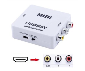 MINI ΜΕΤΑΤΡΟΠΕΑΣ VIDEO CONVERTER AV2HDMI 1080p TY-05001