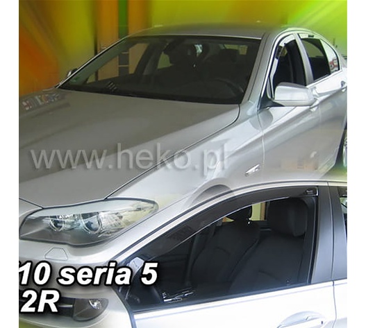 ΑΝΕΜΟΘΡΑΥΣΤΕΣ ΓΙΑ BMW ΣΕΙΡΑ 5 F10 / F11 4D/5D 2010-2017 ΖΕΥΓΑΡΙ ΑΠΟ ΕΥΚΑΜΠΤΟ ΦΙΜΕ ΠΛΑΣΤΙΚΟ HEKO - 2 ΤΕΜ.