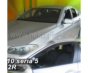 ΑΝΕΜΟΘΡΑΥΣΤΕΣ ΓΙΑ BMW ΣΕΙΡΑ 5 F10 / F11 4D/5D 2010-2017 ΖΕΥΓΑΡΙ ΑΠΟ ΕΥΚΑΜΠΤΟ ΦΙΜΕ ΠΛΑΣΤΙΚΟ HEKO - 2 ΤΕΜ.
