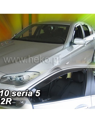 ΑΝΕΜΟΘΡΑΥΣΤΕΣ ΓΙΑ BMW ΣΕΙΡΑ 5 F10 / F11 4D/5D 2010-2017 ΖΕΥΓΑΡΙ ΑΠΟ ΕΥΚΑΜΠΤΟ ΦΙΜΕ ΠΛΑΣΤΙΚΟ HEKO - 2 ΤΕΜ.
