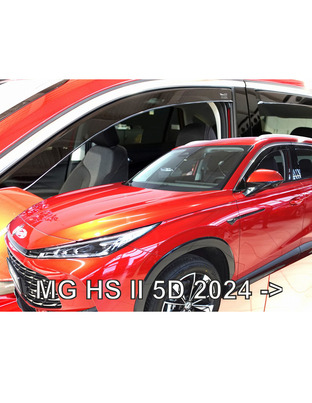 ΑΝΕΜΟΘΡΑΥΣΤΕΣ ΓΙΑ MG HS II 5D 2024+ ΣΕΤ ΑΥΤΟΚΙΝΗΤΟΥ ΑΠΟ ΕΥΚΑΜΠΤΟ ΦΙΜΕ ΠΛΑΣΤΙΚΟ HEKO - 4 ΤΕΜ
