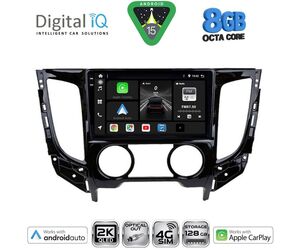 DIGITAL IQ BXK 20437_CPAA A/C (9inc) MULTIMEDIA TABLET for MITSUBISHI L200 mod. 2015-2019 with A/C